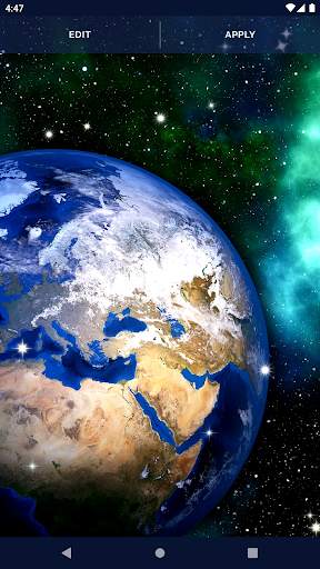 Earth in Space Live Wallpaper screenshot 4
