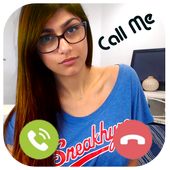 Fake Call Mia Khalifa icon