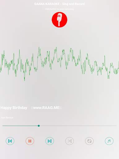 Magnetic Music Player - Gaana Karaoke screenshot 11