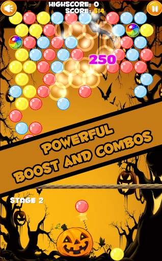 Bubble Shooter Halloween Games screenshot 2
