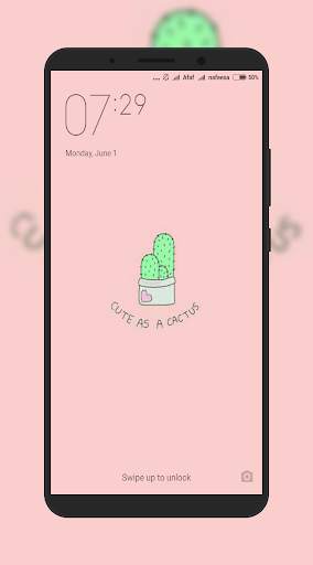 Cactus Cute Wallpaper screenshot 1