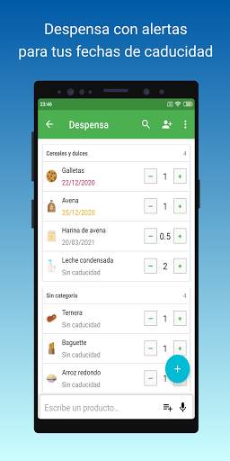 Lista de la compra y caducidad - Mi despensa screenshot 2
