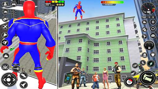 Rope Superhero Games Rope Hero screenshot 5