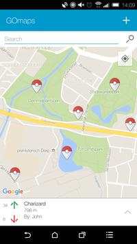 Map for Pokemon GO - GOMaps screenshot 1
