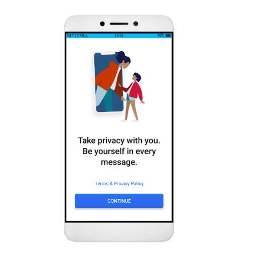 Tiktol Messenger :video call, text sms screenshot 1