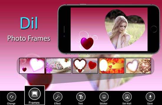 Dil Photo Frames 1 تصوير الشاشة