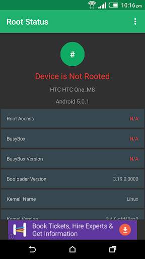 Root Status screenshot 2