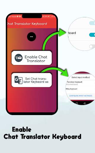 Chat Translator Keyboard – Language Translator App स्क्रीनशॉट 1