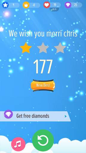 Piano Ladybug Noir Tiles screenshot 2