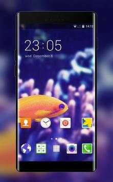 A7 Galaxy Samsung Theme: Fish Live Wallpaper screenshot 1