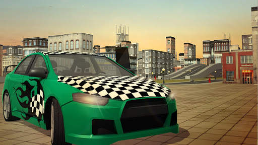 Free Flying Racing Car Driving screenshot 8