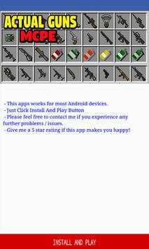 Actual Guns Mod for Minecraft PE screenshot 2