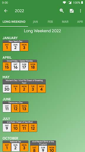 Nigeria Calendar 2024 screenshot 6