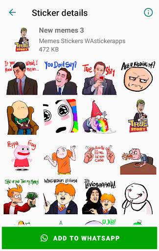 WAStickerApps Memes Stickers 😂😆😜 screenshot 2