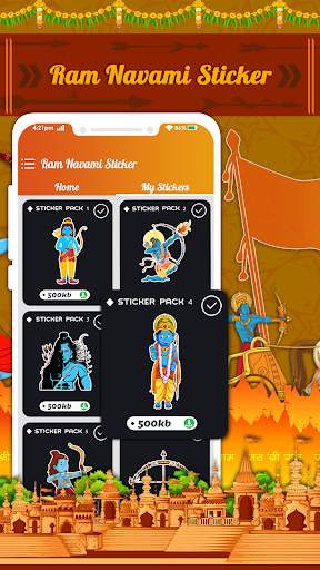 Ram Navami Sticker : God Ram Stickers For WhatsApp screenshot 2