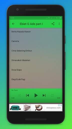 Lagu Ebiet G Ade Offline screenshot 2