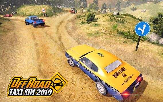 Offroad Taxi Simulator 2019: Mountain Car Driving screenshot 1