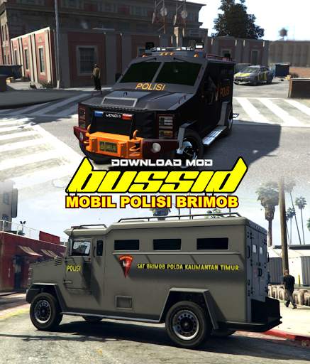 Download Bussid Mod Polisi Brimob screenshot 1