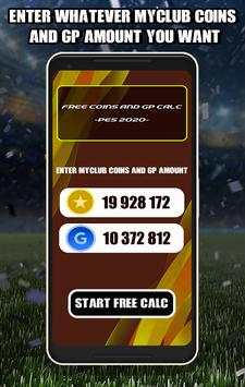Free MyClub Coins And GP Calc For PES 2020 screenshot 4