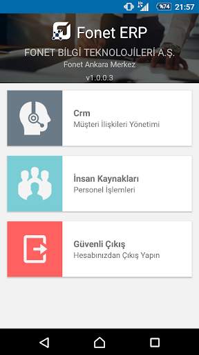 Fonet ERP screenshot 2