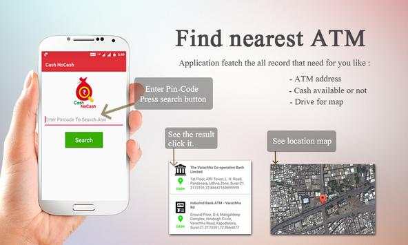 Cash No Cash - ATM Finder screenshot 1