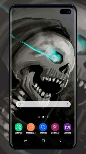 Skull Wallpaper Cool Cute & Scary Skull LockScreen screenshot 2