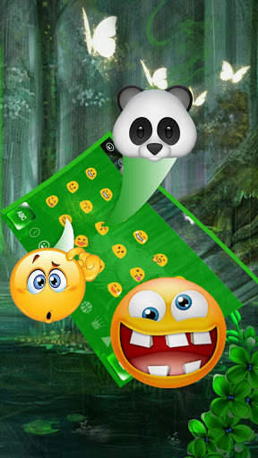 Magic Forest Unicorn Keyboard Theme screenshot 3