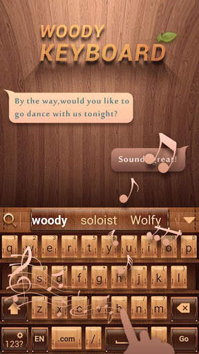 Woody GO Keyboard Theme  Emoji screenshot 2