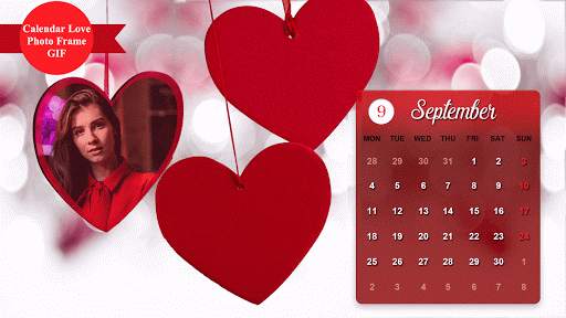 Love GIF Calender Photo Frames screenshot 3
