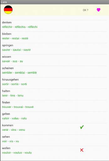 Hangman French basic Verbs screenshot 13