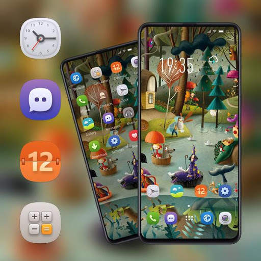 Hand painted fairy tale dreamland theme F9 Pro screenshot 3