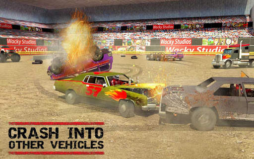 Real Car Demolition Derby Race screenshot 13