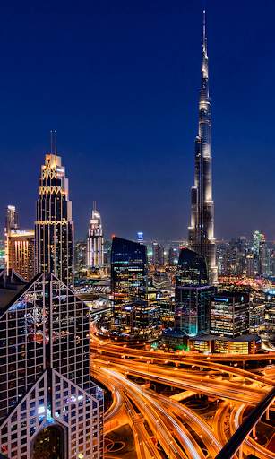Dubai Night Live Wallpaper (backgrounds & themes) screenshot 6