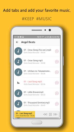 KEEP Player - Simple Music Player 3 تصوير الشاشة
