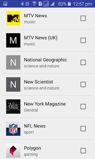 News widget screenshot 6