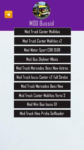 MOD Bussid Truck Canter Indonesia V3.2 screenshot 4