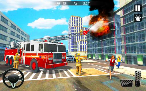 Truck Driving Rescue Game - Fire Truck Rescue 911 screenshot 11