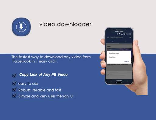 Video Downloader for facebook screenshot 1