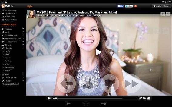 PypeTV YouTube Discovery screenshot 5