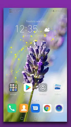 Lavender Live Wallpaper 1 تصوير الشاشة