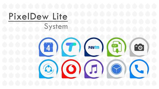 PixelDew Lite Icon Pack Free screenshot 1