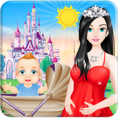 Princess Give Birth to a Baby icon