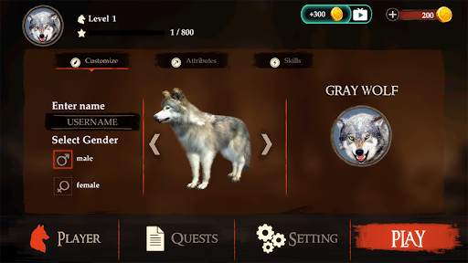 The Wolf Simulator screenshot 1