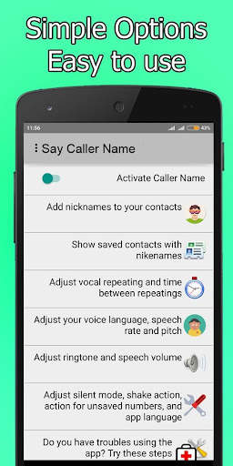 Say Caller Name - Hands Free 2 screenshot 1