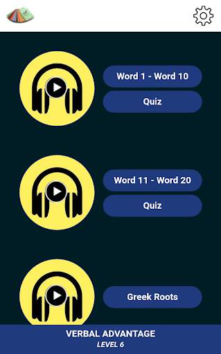 Verbal Advantage - Level 6 screenshot 1