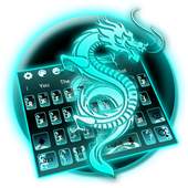 Neon Dragon Keyboard Theme 10001007