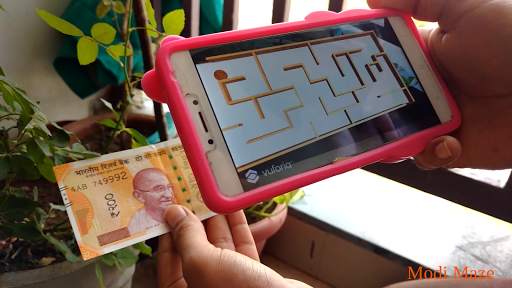 Modi maze - Play 3D Modi maze game on 200 ka note screenshot 3