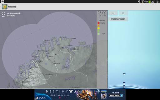 Værradar Norge - Nedslag FREE скриншот 8