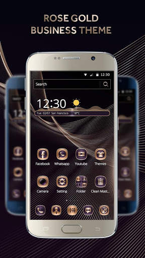 Rose gold business theme screenshot 7