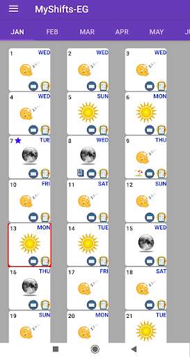 My Shifts -EG screenshot 1
